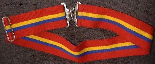 Royal Military Academy Ribbon for any brimmed hat Sandhurst stable belt design